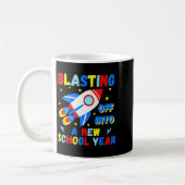Womens Blasting Off Into A New School Year Cute Ro Kaffeetasse (Links)