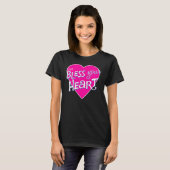 Womens Bless Your Little Heart Southern Saying Fun T-Shirt (Vorne ganz)