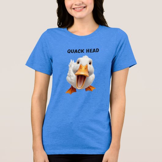 WOMEN'S BLUE DUCK LOVER SHIRT (Vorderseite)
