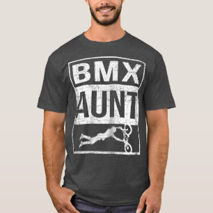 Womens BMX Aunt Funny Bike Motocross Biker Gift T-Shirt