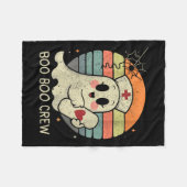 Womens Boo Boo Crew Nurse Halloween For Women V-ne Fleecedecke (Vorderseite (Horizontal))