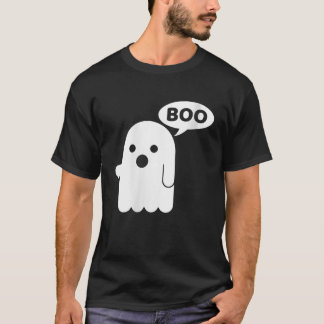Womens-Boo-Geist hält sich lustig VNeck T-Shirt