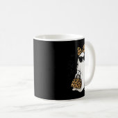 Womens Boo Jee Ghost With Coffee Coquette Bow Hall Kaffeetasse (VorderseiteRechts)