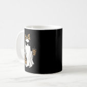 Womens Boo Jee Ghost With Coffee Coquette Bow Hall Kaffeetasse (Vorderseite Links)