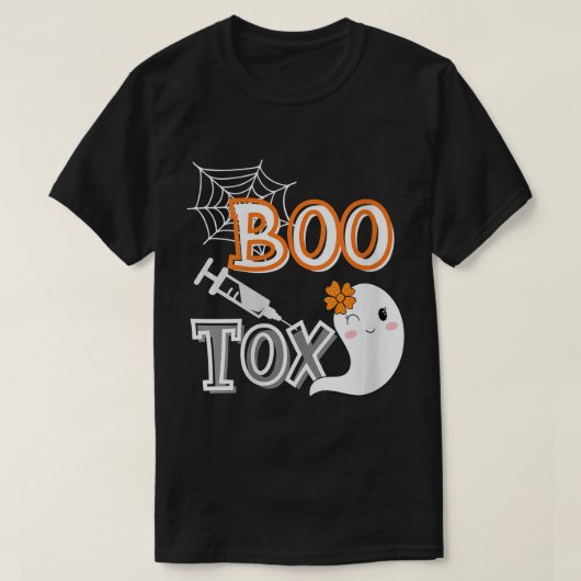 Womens BOO-Tox Nurse Injektor Halloween Filler Bot T-Shirt (Design vorne)