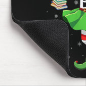 Womens Bookkeeper Elf Christmas Girls Women Elf Sq Mousepad (Ecke)