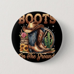 Womens Boot Cowboy Western Cowgirl Linedance V-nec Button