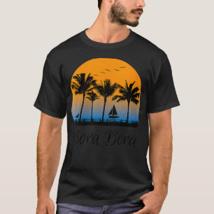 Womens Bora Bora Reise Souvenir Geschenk Französis T-Shirt