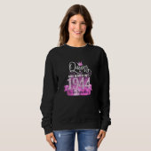 Womens Born In 1944 I Elegant Pink Black Party Out Sweatshirt (Vorne ganz)