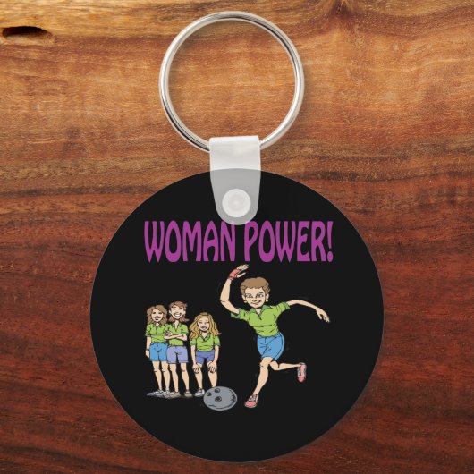 Womens Bowling Team Schlüsselanhänger (Vorderseite)