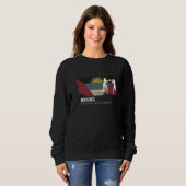 Womens Boxing Antigua & Barbuda Combat Sports Figh Sweatshirt (Vorne ganz)
