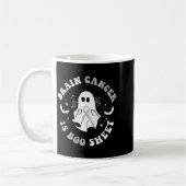 Womens Brain Cancer Is Boo Sheet Ghost Ribbon Awar Kaffeetasse (Links)
