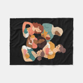 Womens Breastfeeding Lactation Consultant Birth Wo Fleecedecke (Vorderseite (Horizontal))