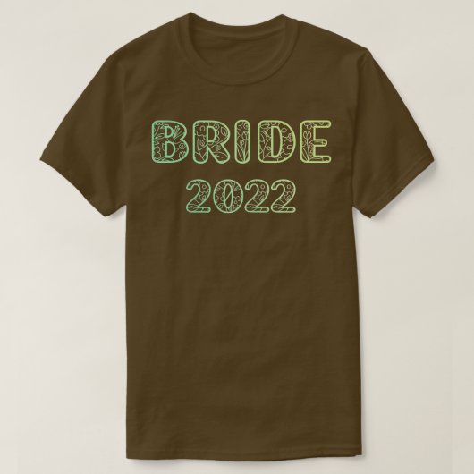 Womens Bride 2022 Bride Idea Junggeselinnen-Abschi T-Shirt (Design vorne)