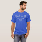 Womens Bride To Be 2020 Tshirt (Vorne ganz)