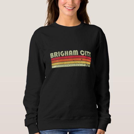 Womens Brigham City Ut Utah Funny City Zuhause Roo Sweatshirt (Vorderseite)