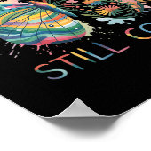 Womens Broken Crayons Still Color Rainbow Butterfl Poster (Ecke)