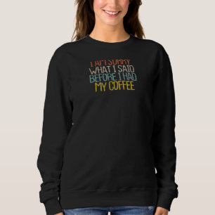 Womens Brown Coffee 2022 Sarcastic Sarcasm Mama Sweatshirt