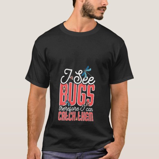 Womens Bug Catcher Funny Bug Insekt Hunter Entomol T-Shirt (Vorderseite)