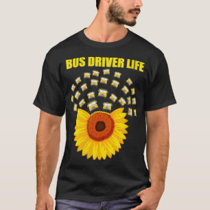 Womens Bus Driver Life Suwer for School Bus Drive T-Shirt