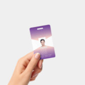 Womens Business Photo ID Identification Plastic  Ausweis (Handheld)