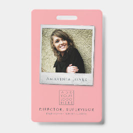 Womens Business Photo ID Identification Plastic Ausweis