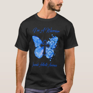 Womens Butterfly Ich bin Kriegerin und jugendliche T-Shirt