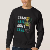 Womens Camping Outfit Camper Camp Sweatshirt (Vorderseite)