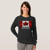 Women's Canada Flag Shirt Canada Souvenir Shirt (Vorne ganz)