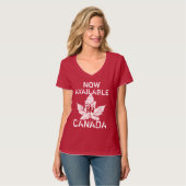 Womens Canada Shirts Funny Canada Souvenir Tops (Vorderseite Vollansicht)