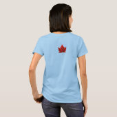 Womens Canada T - Shirt Funny Canada Ringer T - Sh (Schwarz voll)