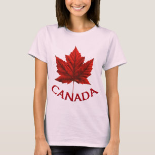 Women's Canada T-Shirt Maple Leaf Organic T-shirt
