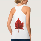 Women's Canada Tank Top Personalisiert Canada Shir (Rückseite)