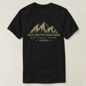 Womens Cape Breton Highlands National Park VNeck T-Shirt (Design vorne)