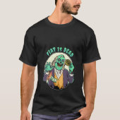 Womens Cardano Zombie Ben Franklin Drops Fiat for T-Shirt (Vorderseite)