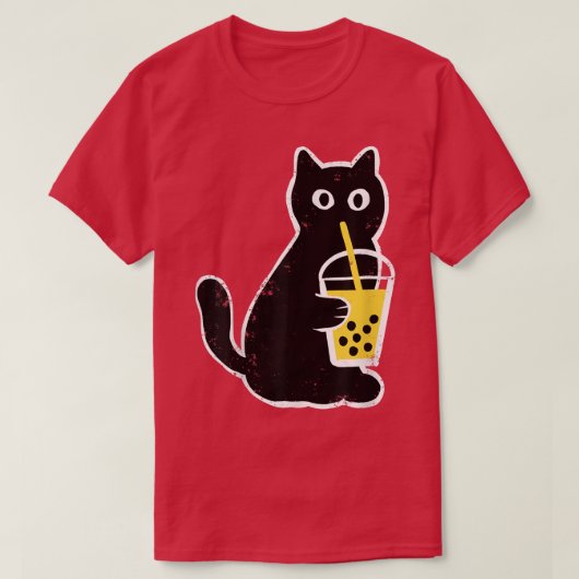 Womens Cat Boba Funny Anime Japanischer Bubble Tee (Design vorne)