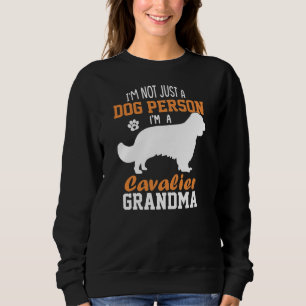 Womens Cavalier King Charles Spaniel Oma Dog Sweatshirt