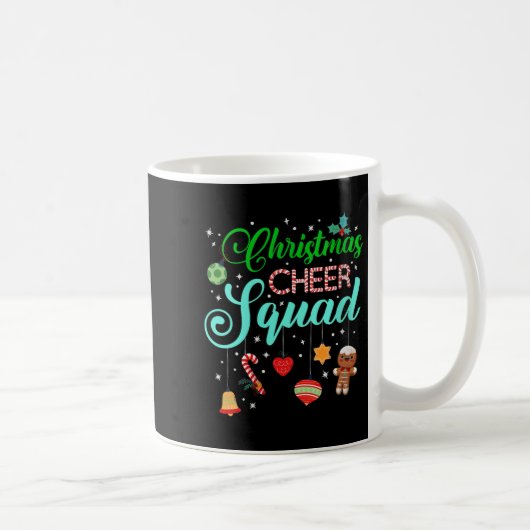 Womens Cheerleading Christmas Cheer Squad Srts Lov Kaffeetasse (Rechts)