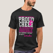 Womens Cheerleading T Shirt Proud Cheer Tante T-Sh (Vorderseite)