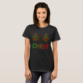 Womens Chest Nuts Chestnuts Christmas Matching Cou T-Shirt (Vorne ganz)