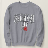 Womens Chicana Liebe Sweatshirt (Design vorne)