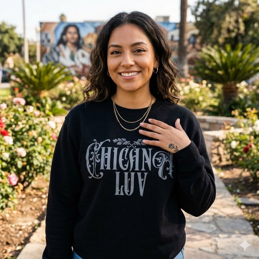 Womens Chicana Liebe Sweatshirt