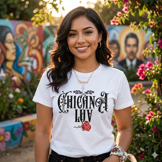 Womens Chicana Liebe T-Shirt
