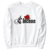 Womens Chicana Rote Rose Sweatshirt