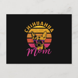 Womens Chihuahua Mom Funny Chihuahua Owner Dog Luv Postkarte