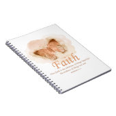 Women's Christian Bible Verse Butterfly: Faith Notizblock (Rechte Seite)