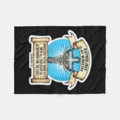 Womens Christian Pathologist Pathology Is My Minis Fleecedecke (Vorderseite (Horizontal))