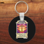 Womens Christian Programmer Programming Is My Mini Schlüsselanhänger (Vorderseite)