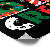 Womens Christmas 67 Crew Brainrot Funny Candy Cane Poster (Ecke)