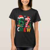 Womens Christmas 67 Crew Brainrot Funny Candy Cane T-Shirt (Vorderseite)
